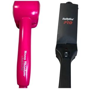 BaByliss Pro Nano Straightener and Curler SELLING INDIVIDUALLY